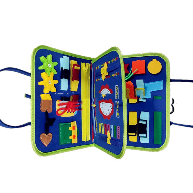 "Busy Board Montessori – Sensory Toy for Children 2-4 Years