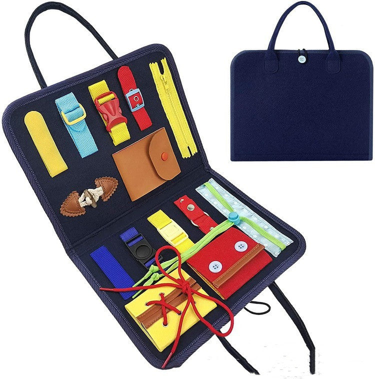 "Busy Board Montessori – Sensory Toy for Children 2-4 Years