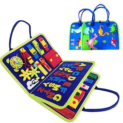 "Busy Board Montessori – Sensory Toy for Children 2-4 Years