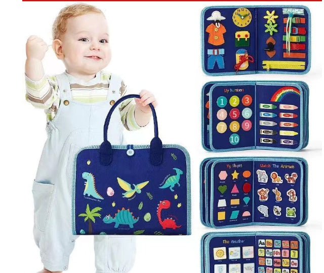 "Busy Board Montessori – Sensory Toy for Children 2-4 Years