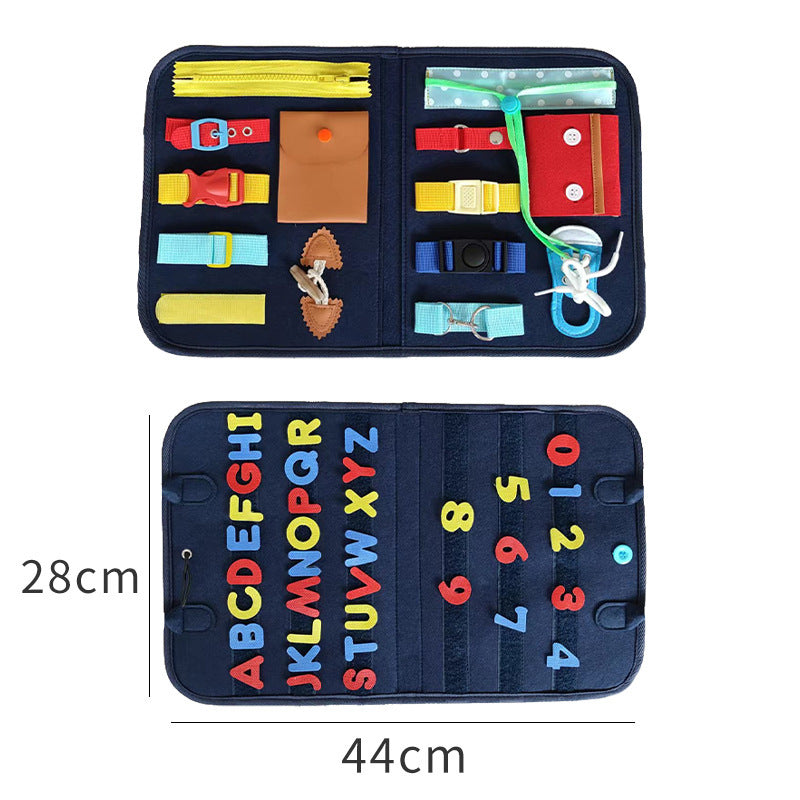 "Busy Board Montessori – Sensory Toy for Children 2-4 Years