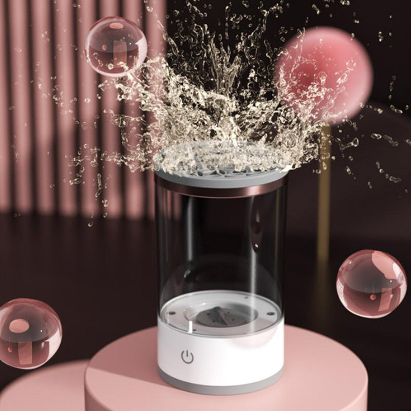 GlowPure AutoBrush – Limpiador eléctrico portátil de brochas de maquillaje