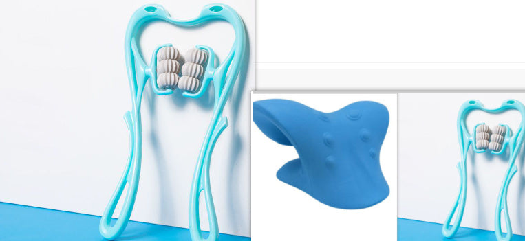 ReliefRoll - Rodillo de masaje cervical de 6 ruedas