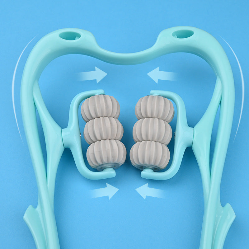 ReliefRoll - Rodillo de masaje cervical de 6 ruedas